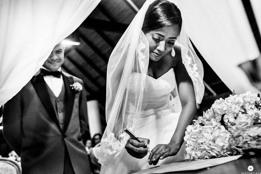 Vestuvių fotografas Nestor Plata (nestorplatabodas). Nuotrauka 2019 balandžio 29