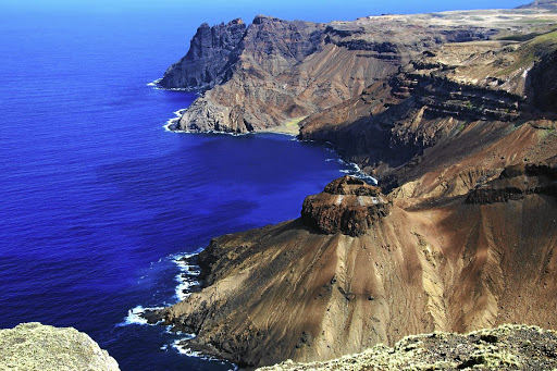 Turks Cap is one of St Helena's many striking geological features and clearly shows the island's volcanic past.