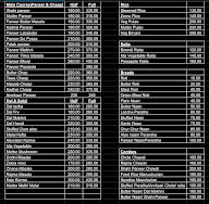 Vandanam Foods menu 1