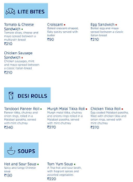 Express cafe menu 2