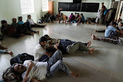 Pakistan Muslim refugees seek refuge inside a mosque in Negombo, Sri Lanka after the deadly terrorist church bombings.