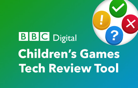 BBC Digital Children's Games Tech Review Tool small promo image