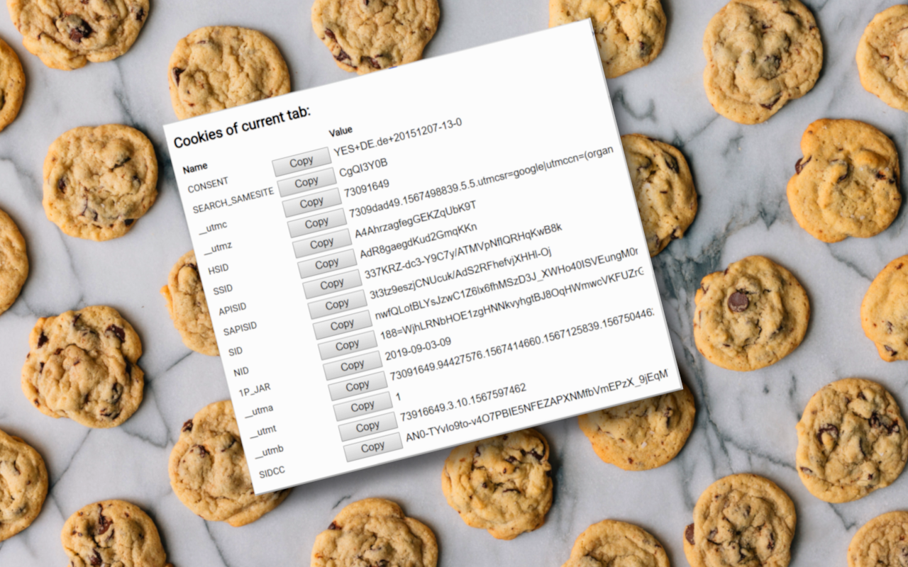 Cookie Tab Viewer Preview image 2