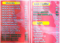 Aslam Chicken menu 1