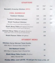 Nawabi Chicken menu 1