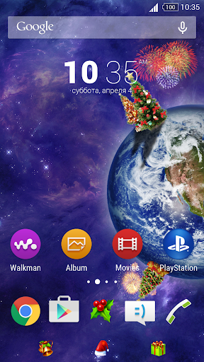 Christmas Xperia Theme