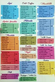 London Flavours menu 1