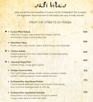 Sufiaana menu 3