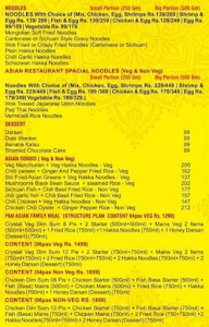 Asian Restaurant menu 2