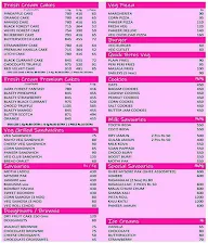 Quick Sweets & Bakery menu 1