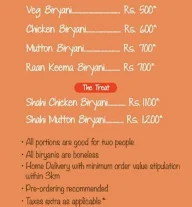 Biryani Binge menu 1