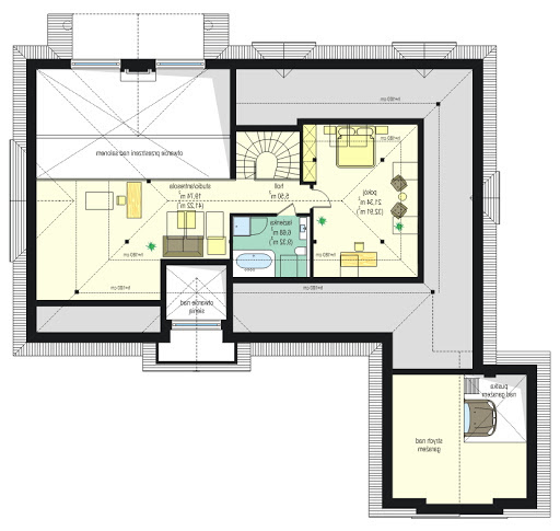 Rezydencja Parkowa 3 - Rzut poddasza
