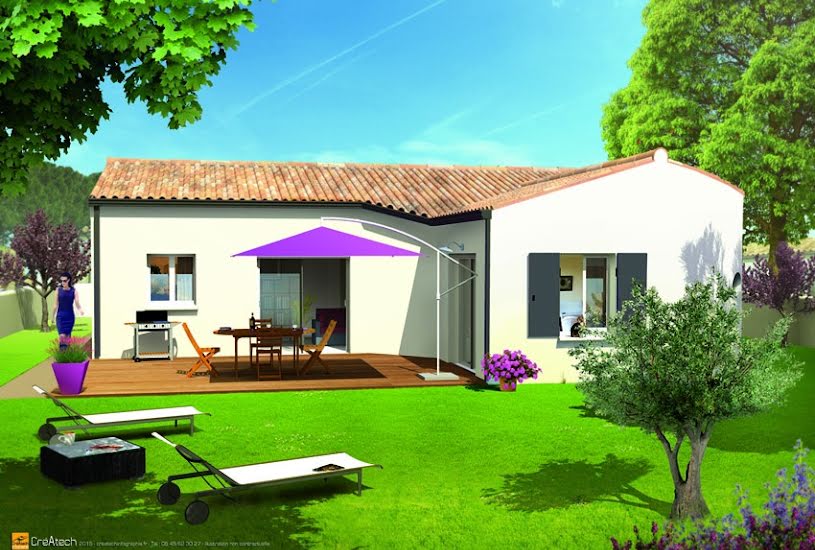  Vente Terrain + Maison - Terrain : 866m² - Maison : 87m² à Plassay (17250) 