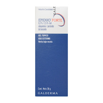 Epiduo Forte Adapaleno + Peroxido de Benzoilo 0,1% 2,5% Galderma Gel x 30 gr  
