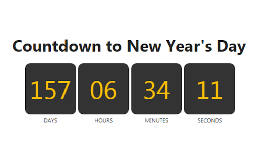 Countdown to New Year's Day