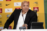 Dennis Mumble (CEO of SAFA) during the Special Announcement by SAFA President, Dr Danny Jordaan at SAFA House on June 28, 2017 in Johannesburg, South Africa. 