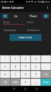 Free Belote Calculator APK for PC