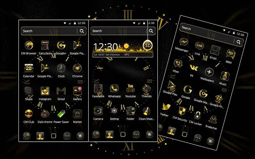 Black Gold Theme