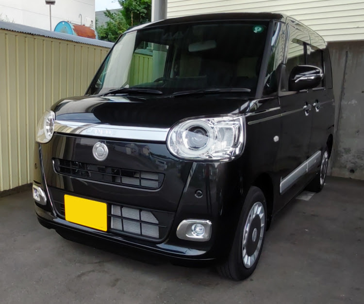 ムーヴキャンバスの20年ぶりの新車・可愛いとかっこいい合体・カワッコイイ奴・8月もよろしくでーすに関するカスタム事例の投稿画像1枚目