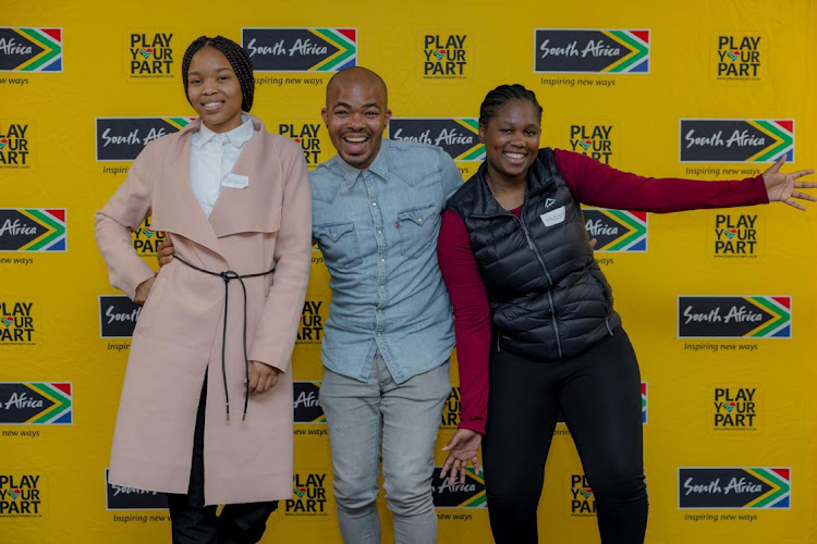 Kgoagelo Mathekga, Shuldrae Rosen and Xabiso Lomb were among 50 other young entrepreneurs who participated at The Play Your Part Ignite Masterclass by Brand SA