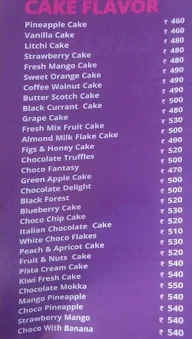 Cool Treat Cafe & Cakes menu 2
