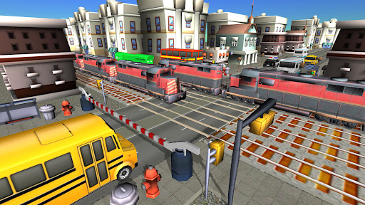 Screenshot Train Road Crossy 3D Railroad