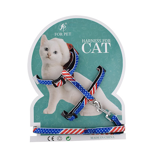 Title 6, Cartoon print pet racer back and chest strap fo...