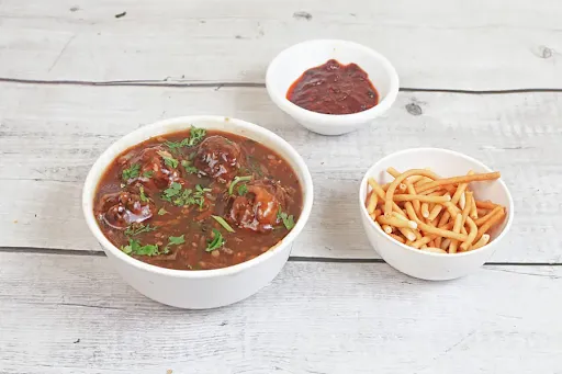 Veg Manchurian Soup