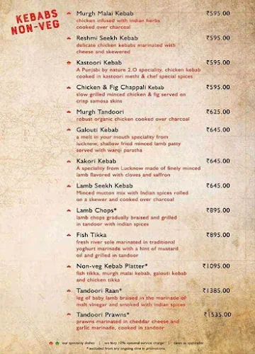 Punjabi By Nature menu 