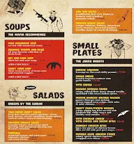 The Villain Cafe menu 1