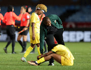 Dejected Banyana Banyana players after the 0-0 draw with Nigeria at Loftus.