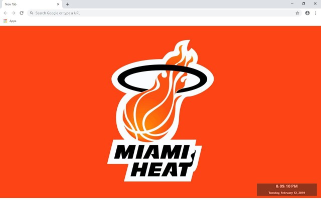 Miami Heat New Tab & Wallpapers Collection