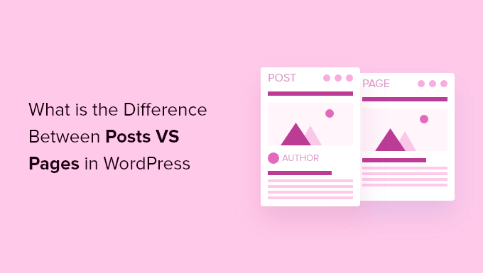 Qual é a diferença entre posts e páginas no WordPress?