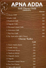 Apna Adda menu 2