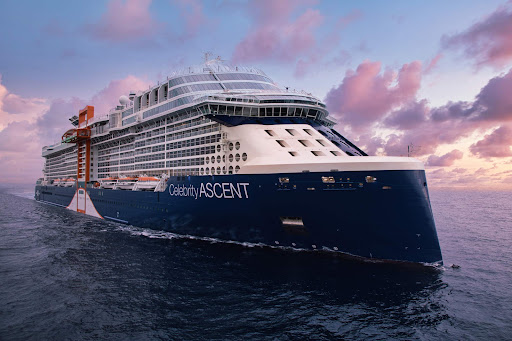 Celebrity_Ascent_Aerial.jpg - The 3,260-passenger Celebrity Ascent, the Fourth Edge class ship from Celebrity Cruises, debuted in December 2023.