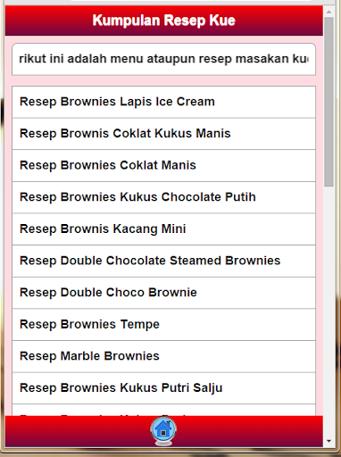 Resep Kue Brownies