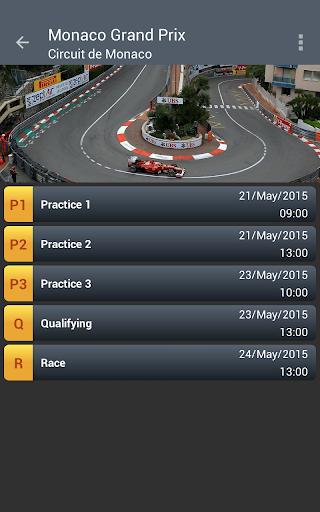 Screenshot One Timing PRO for 2022 Season