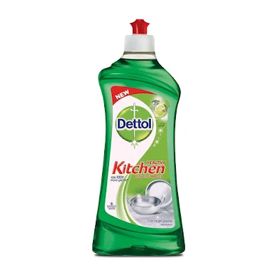 Dettol Dishwash Gel Liquid - Lime Splash - 400 ml