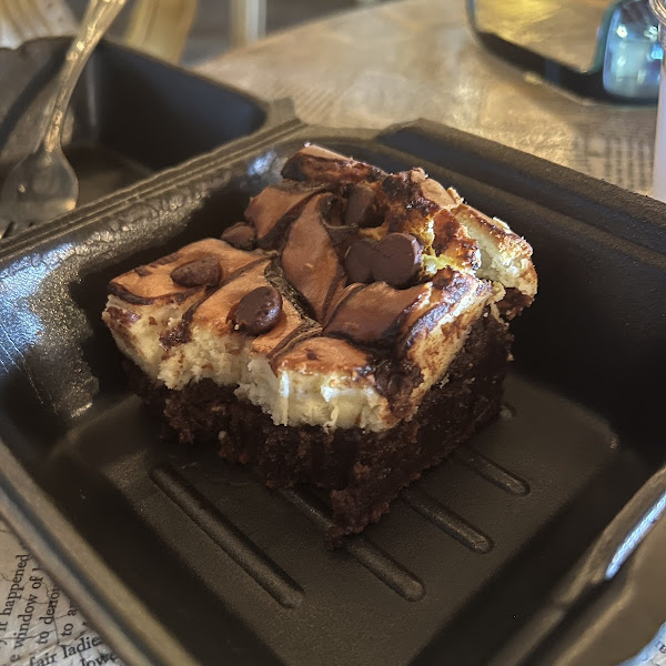 GF cheesecake brownie