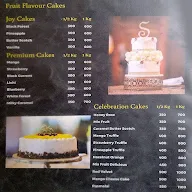 Cakelets The Cake Shop menu 1