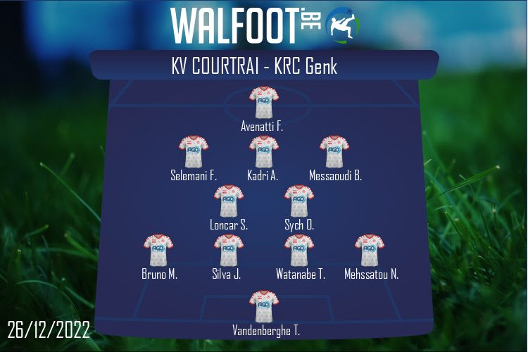 KRC Genk (KV Courtrai - KRC Genk)