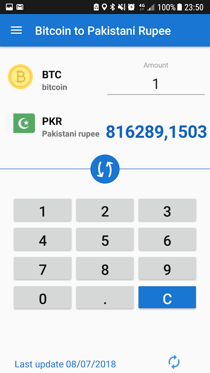 Bitcoin To Pakistani Rupee Btc To Pkr Converter Android Apps - 