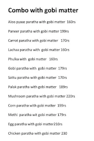 Paratha Kingdom menu 3