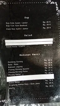 Kedai Tempo menu 4