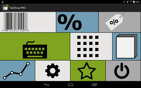 TabShop Point of Sale POS PRO Schermata