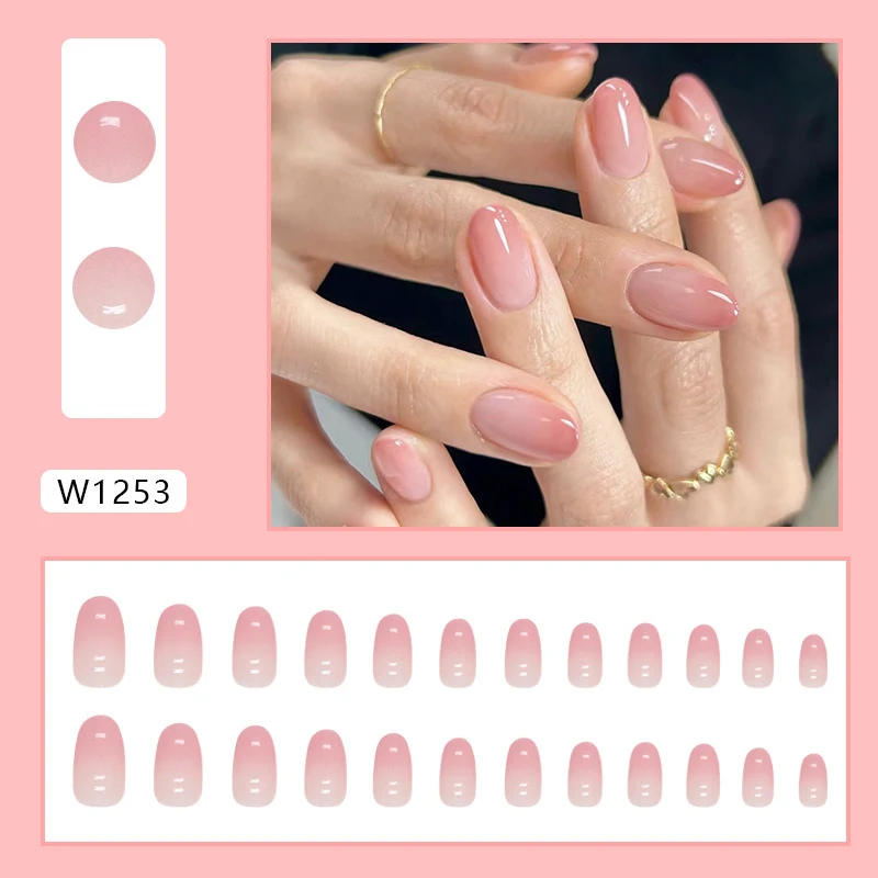Title 1, Gradient Girl Pure Desire Oval Sahte Tırnaklar,...