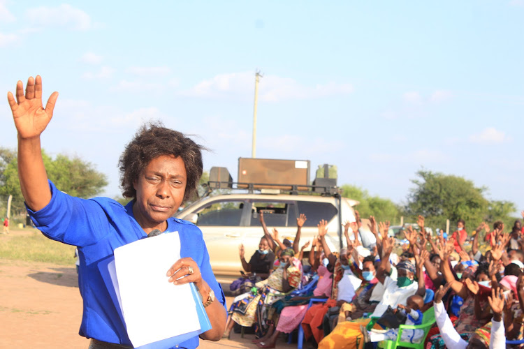 Ngilu launching demarcation of Nzalae ranch in Mwingi west