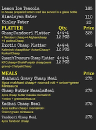 Soya Chaap Queen menu 4