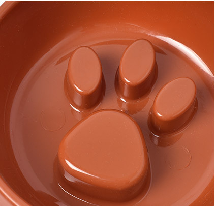 Title 1, Dog Anti-Choke Bowl Slow Food Basin Thickened P...