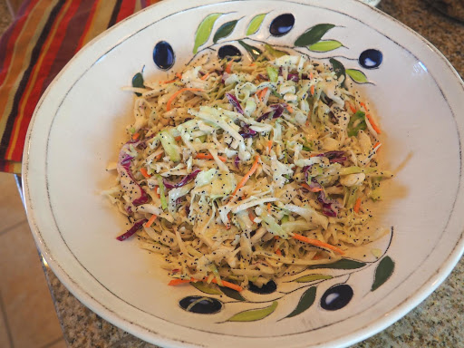 Poppy Seed Cole Slaw is a fresh and new preparation that is sure to please.